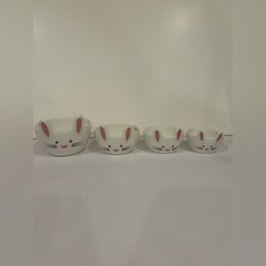 The Bake Shop by Masterclass Cute Adorable Set of Bunny Measuring Cups